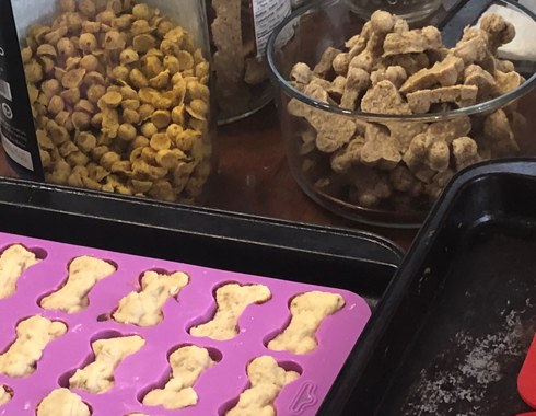 baking dog treat