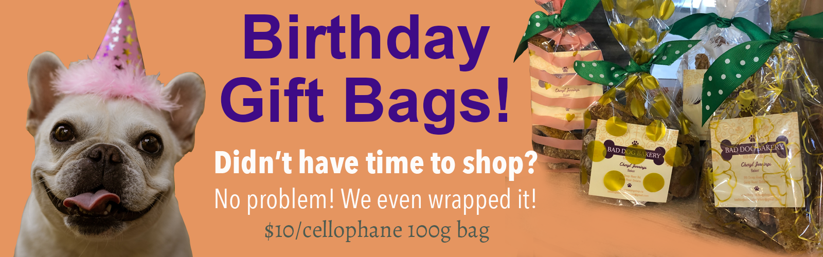 Birthday gift bags
